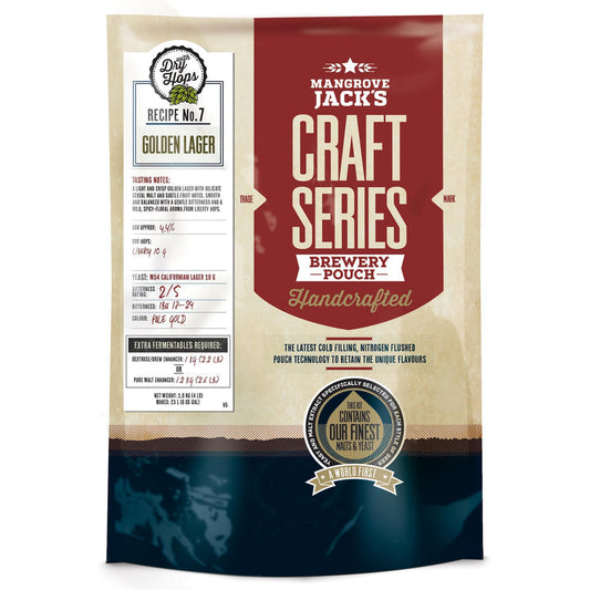 Mangrove Jack's Craft Series Golden Lager with Dry Hops