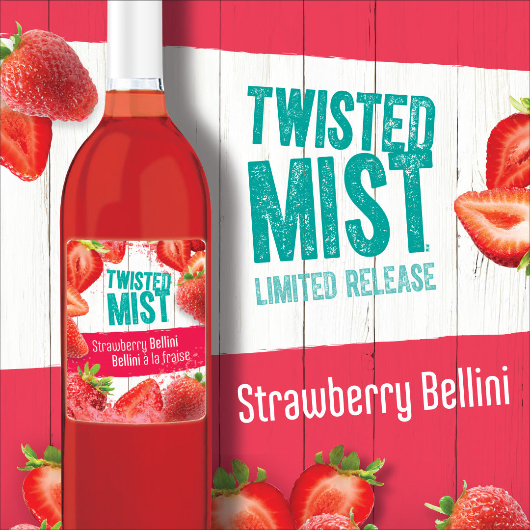Twisted Mist Strawberry Bellini