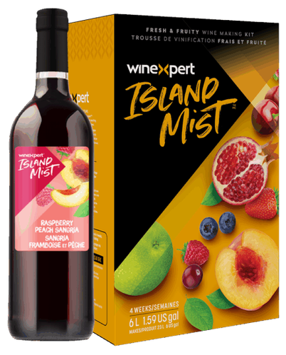“6 Bottle Batch” – Winexpert Island Mist Raspberry Peach Sangria